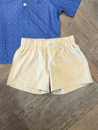 Khaki Performance Play Shorts