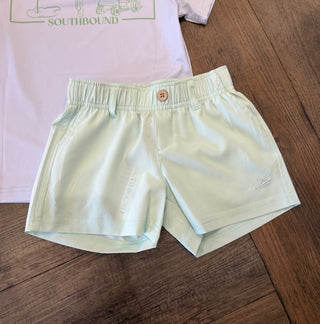 Aqua Green Performance Play Shorts