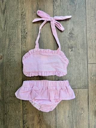 Seersucker Swim Pink