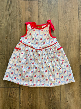 Americana Bows Girls Dress