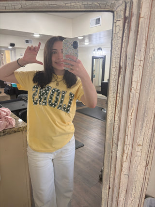 Polka Dot Lions Comfort Colors Tee