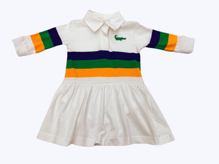 Rugby Long Sleeve Mardi Gras Dress Girls Dresses    - Chickie Collective