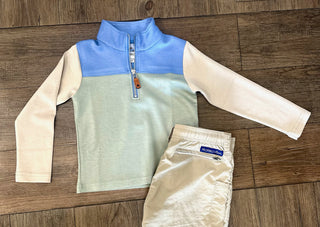 Blue/Green/Khaki Boys Pullover Kids Pullover - Chickie Collective