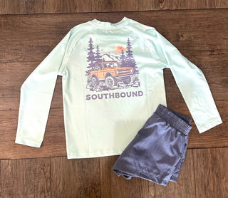 Bronco Longsleeve Tee Boys Boy's Shirt - Chickie Collective