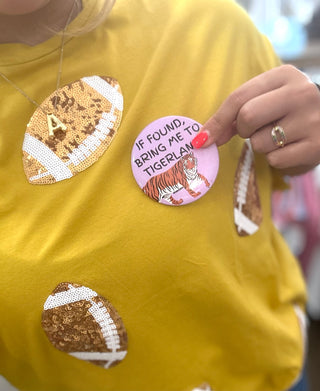 Gold Game Day Dazzling Football T-shirt Shirt    - Chickie Collective