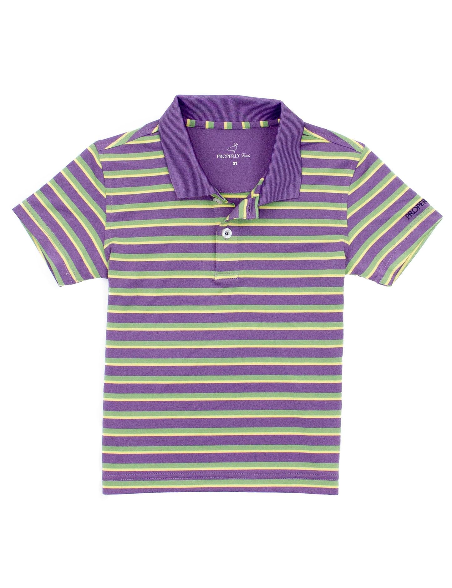 A comfortable Properly Tied Fat Tuesday MG Properly Tied Polo for Kids.