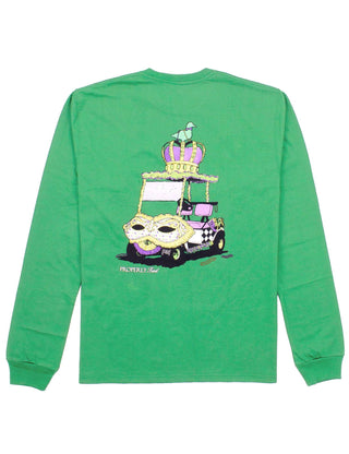 Mardi Cart Adult Long Sleeve T-shirt Shirt    - Chickie Collective