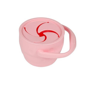 Silicone Snack Cup w/ Lid Kid's Plates    - Chickie Collective