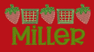 Baby Boy Red Onsie  - Strawberry Designs