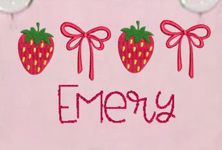 Baby Girl Pink Sun Suit  - Strawberry Designs