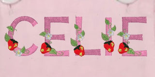 Baby Girl Pink Sun Suit  - Strawberry Designs