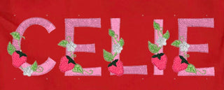 Red Ruffle Athletic Scallop Dress - Strawberry Designs