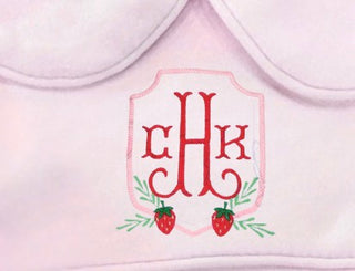 Baby Short Sleeve Pink Bubble  - Strawberry Designs