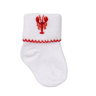 Lil' Snappers Embroidered Socks for Kids Soft Cotton - Chickie Collective