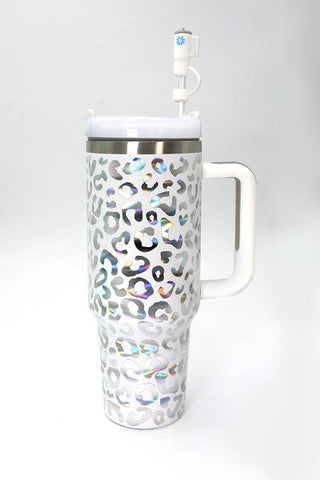 40oz CLOUD/FLOWER/RAINBOW TUMBLER STRAW COVER CAP     - Chickie Collective