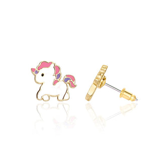 Magical Unicorn Cutie Stud Earrings     - Chickie Collective