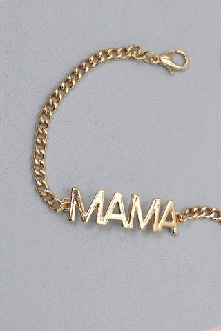 MAMA BRACELET | Gold     - Chickie Collective