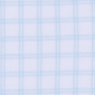 Peek A Boo Wishes Collared Bubble Light Blue Baby Clothing - Chickie Collective