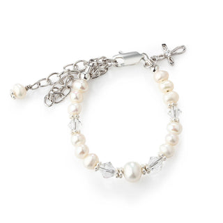 Baptism to Bride™ Baby Cross Bracelet Gift for Baby Girl - Chickie Collective