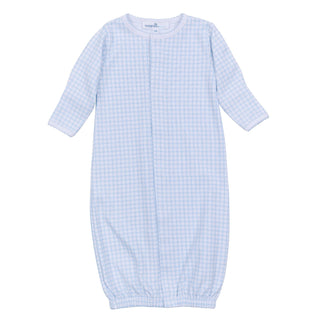 Peek A Boo Wishes Converter Light Blue Baby Gown - Chickie Collective