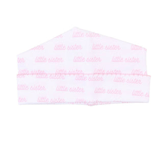 Little Sister Print Hat Newborn Baby Accessories - Chickie Collective