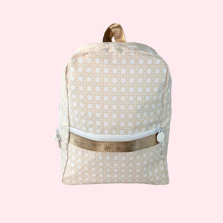 Champagne Bungalow Glossy Small Backpack Mint Kids Luggage - Chickie Collective