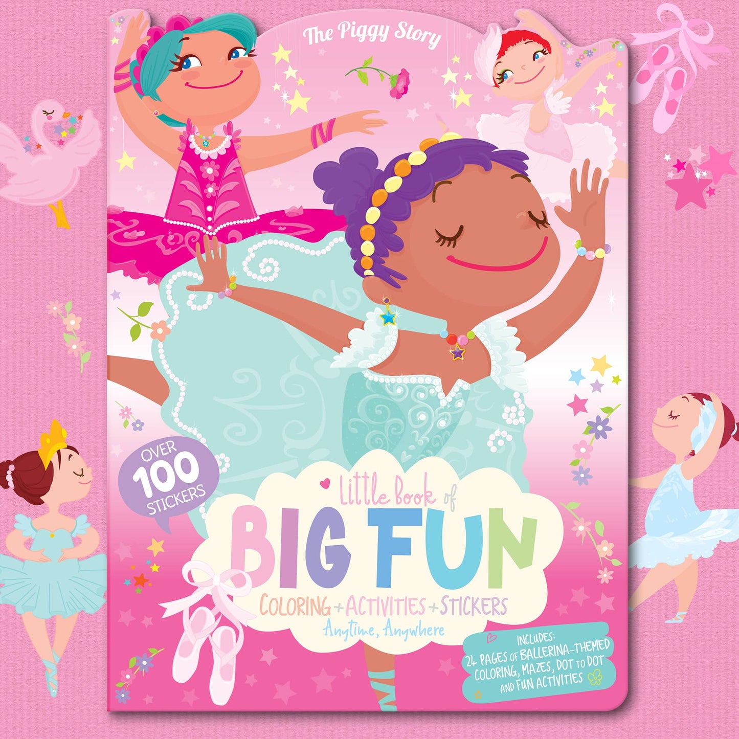 Little Book of Big Fun Activity Book | Pretty Ballerinas     - Chickie Collective