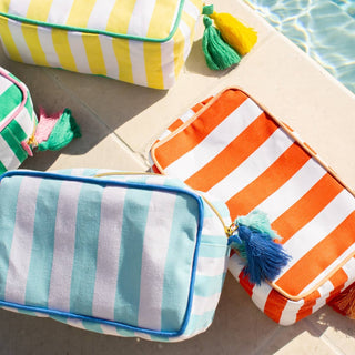 Megan Cosmetic White/Fiesta 10x6x4 - Chickie Collective