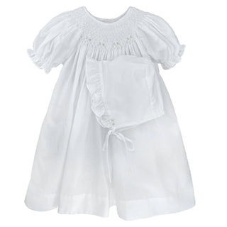 Smocked Daygown with Raglan Embroidery - Chickie Collective