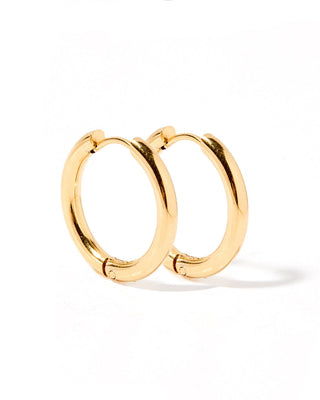Scarlett Hoop Gold Huggie Earrings Earring - Chickie Collective