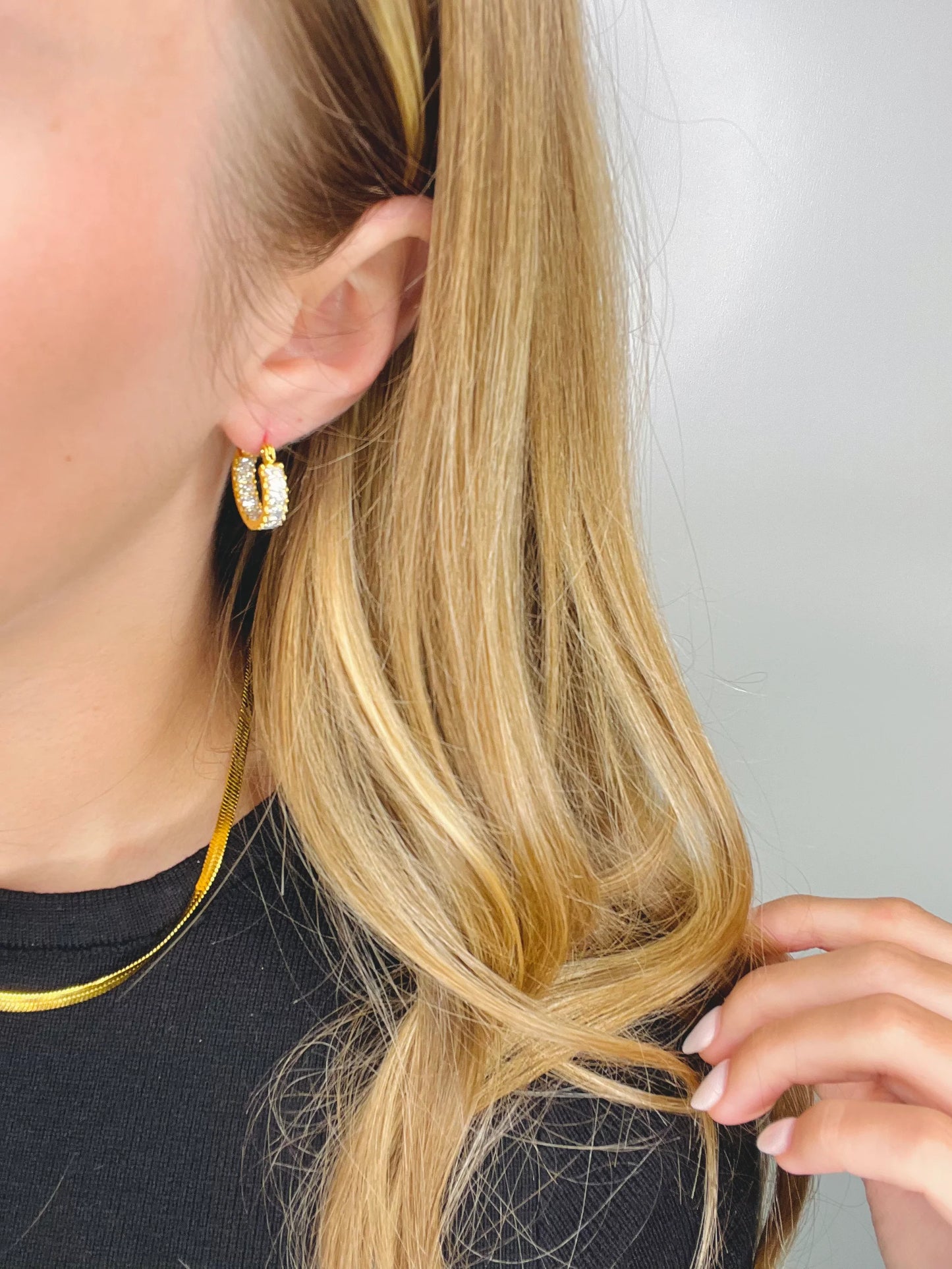 Becca Baguette Earrings     - Chickie Collective