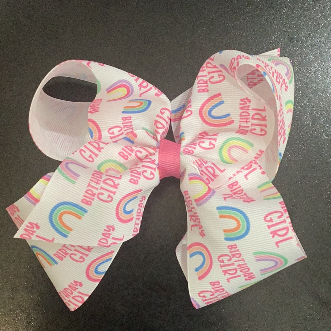 Birthday Girl Bow     - Chickie Collective