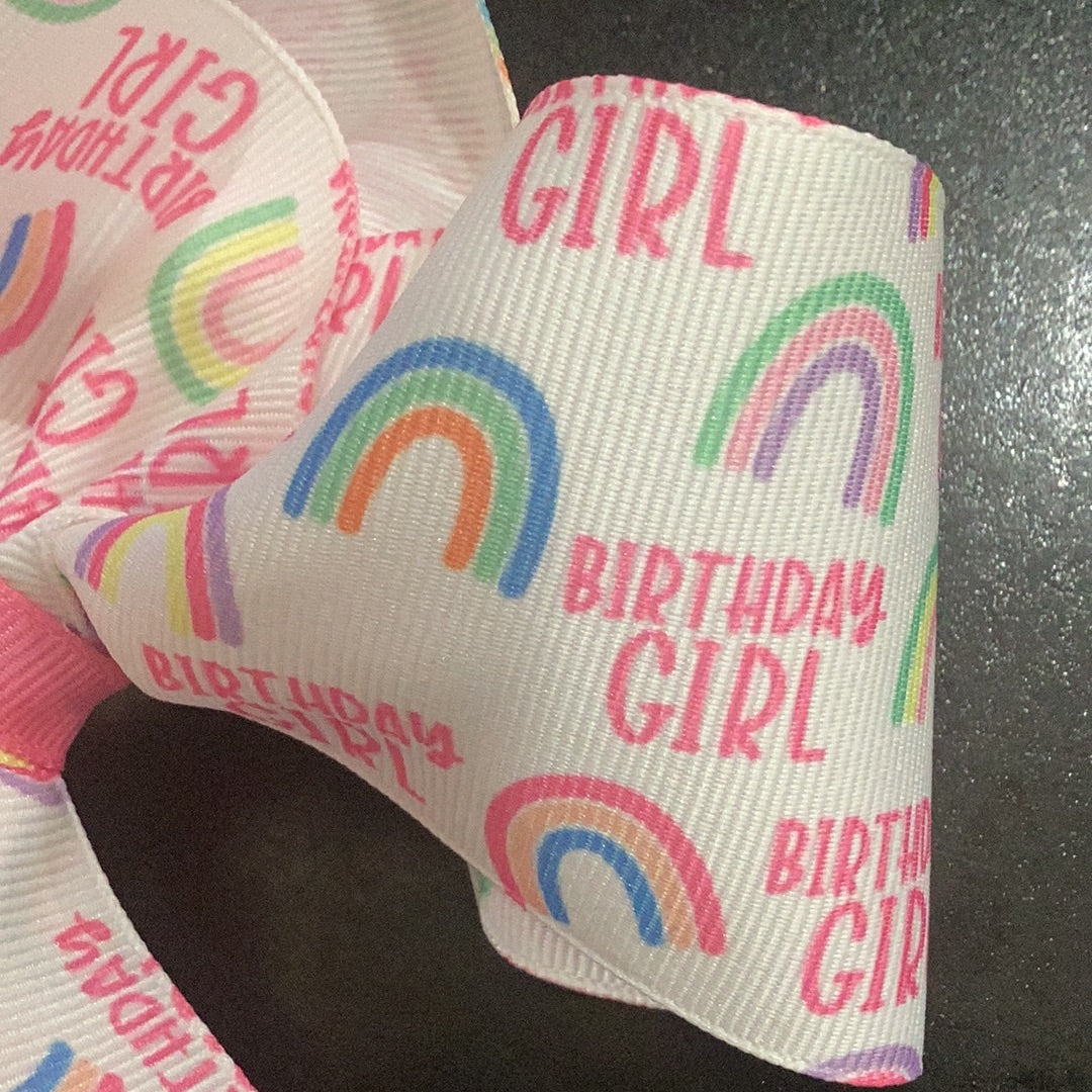 Birthday Girl Bow     - Chickie Collective