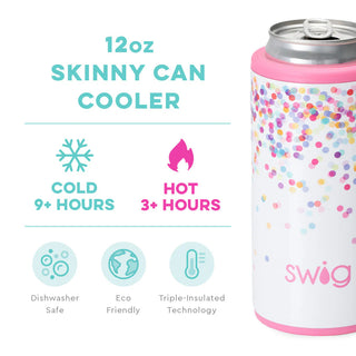 Swig Confetti Skinny Can Cooler     - Chickie Collective