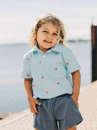 Boys Shorts - Chambray Boy's Shorts    - Chickie Collective