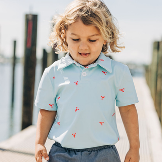 Boys Polo - Crawfish  12M   - Chickie Collective