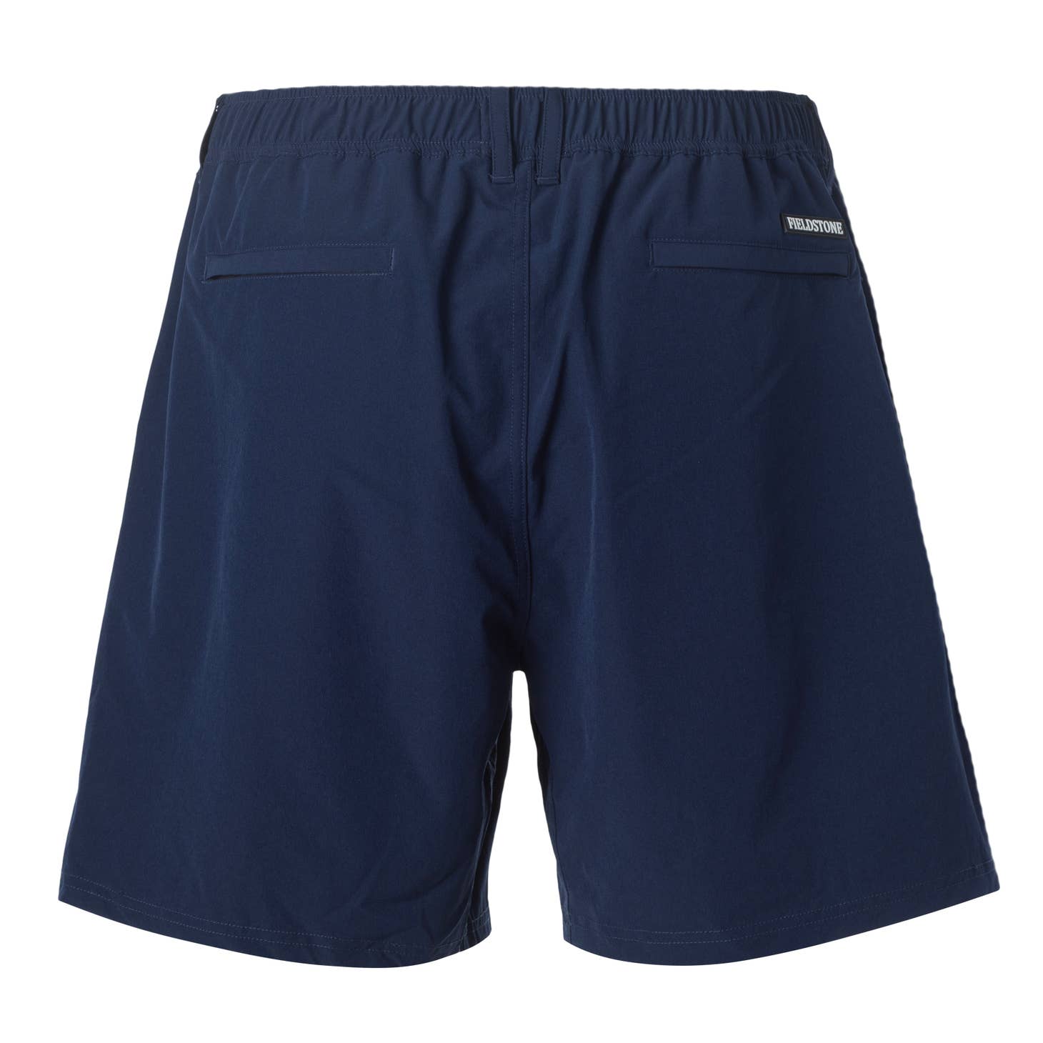 A Rambler Shorts from Fieldstone Outdoor Provisions Co. with a white logo on the side.
