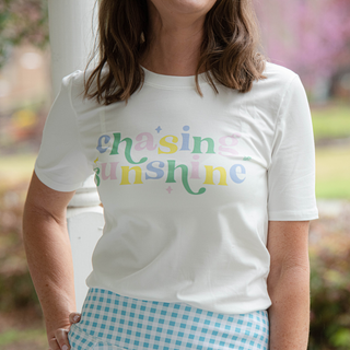 Tee - Chasing Sunshine Womens T-Shirt - Chickie Collective